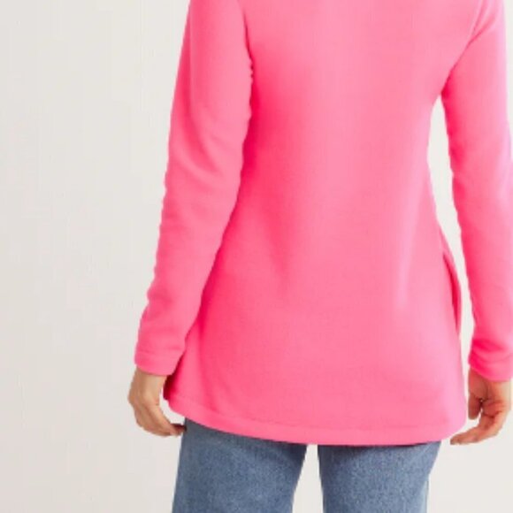 Dudley Stephens Baldwin Turtleneck In Terry Fleece Pink Size SZ S Small - Picture 4 of 14
